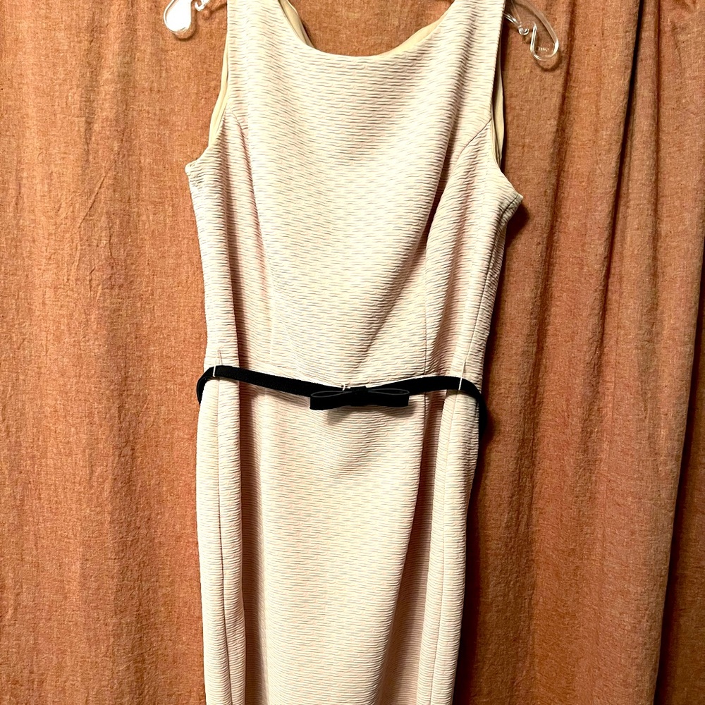 Light Pink Knee-Length Pencil Dress